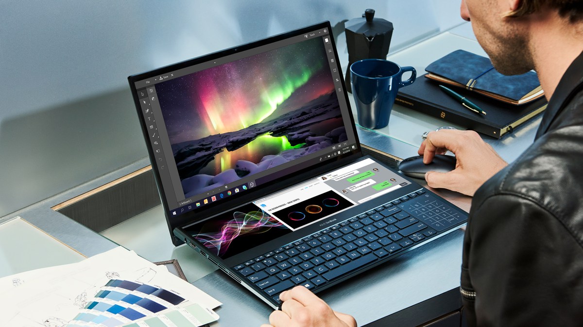 PC Asus ZenBook Pro Duo // Source : Asus PC Asus ZenBook Pro Duo // Source : Asus