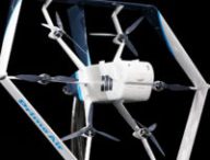 Le nouveau drone de livraison d'Amazon. // Source : Jordan Stead