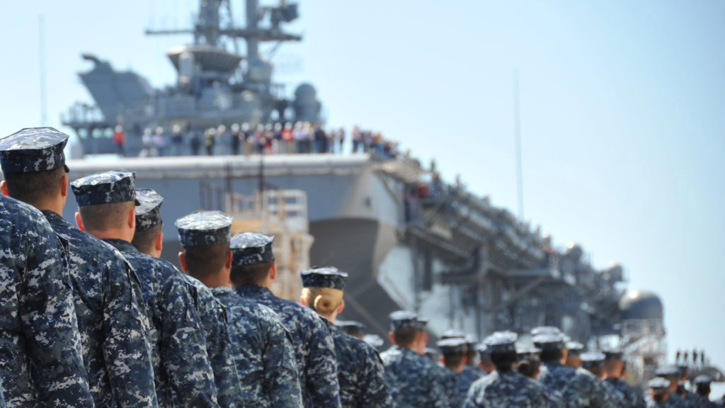 Des membres de la Navy. Image d'illustration. // Source : Navy Live Des membres de la Navy. Image d'illustration. // Source : Navy Live