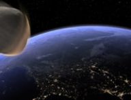 Un astéroïde se déplaçant vers la Terre. // Source : Flickr/CC/Kevin Gill (photo recadrée)