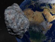 Un astéroïde à proximité de la Terre. // Source : Pixabay (photo recadrée)