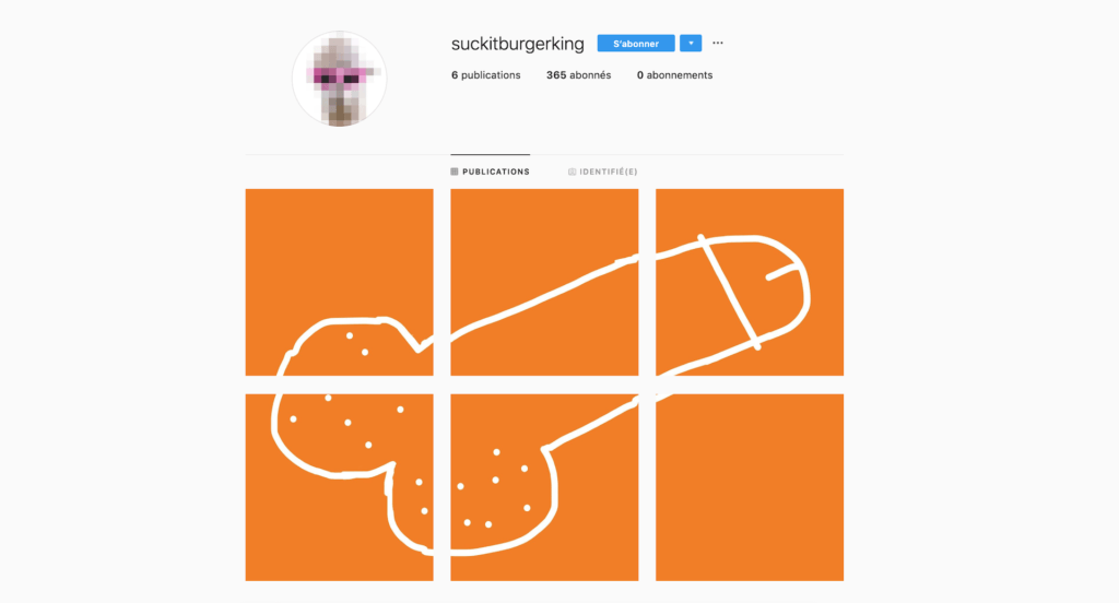 Instagram/suckitburgerking Instagram/suckitburgerking