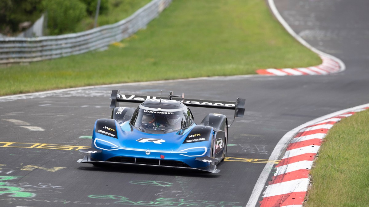 La Volkswagen ID.R au Nürburgring // Source : Volkswagen