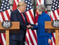 Donald Trump et Theresa May. // Source : Shealah Craighead