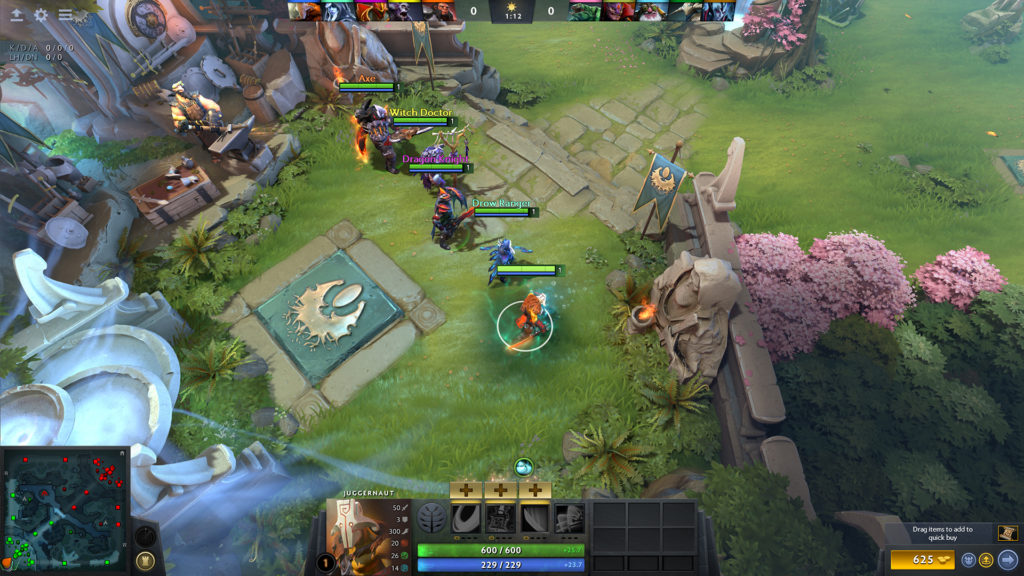 Le concept de Dota Underlords sera très différent de celui de Dota 2. // Source : Steam/Dota 2