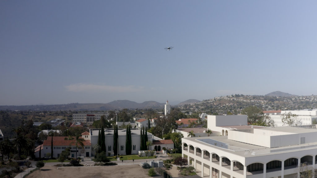 Le ciel sera-t-il peuplé de drones livreur de nourriture dans le futur ? // Source : Uber Le ciel sera-t-il peuplé de drones livreur de nourriture dans le futur ? // Source : Uber
