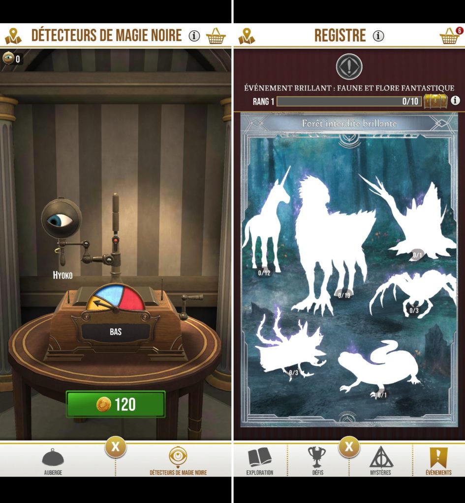 Les détecteurs de magie noire offrent une meilleure chance de faire des rencontres rares. // Source : Niantic/Warner Bros. Games Les détecteurs de magie noire offrent une meilleure chance de faire des rencontres rares. // Source : Niantic/Warner Bros. Games