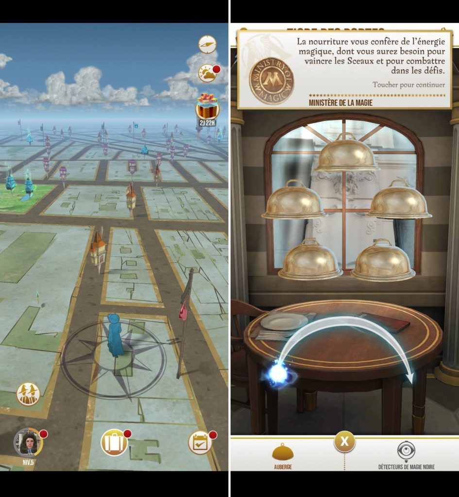 Il est important de se rendre régulièrement dans les auberges et les serres. // Source : Niantic/Warner Bros. Games Il est important de se rendre régulièrement dans les auberges et les serres. // Source : Niantic/Warner Bros. Games