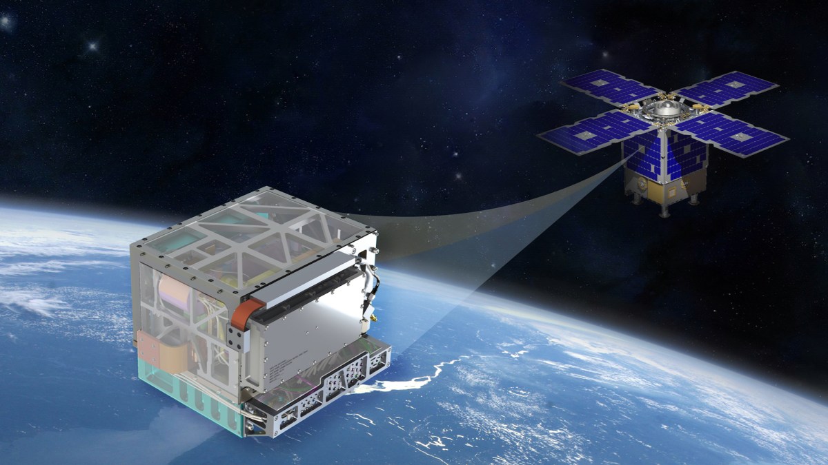 Une horloge atomique dans l'espace. // Source : Nasa (photo recadrée)