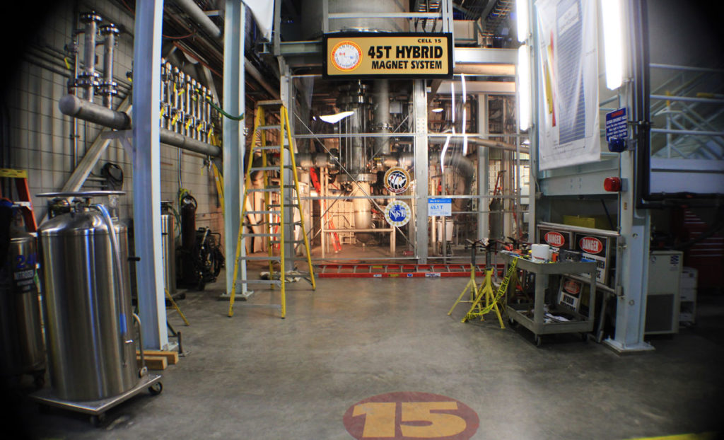 L'aimant qui détenait le précédent record. // Source : MagLab L'aimant qui détenait le précédent record. // Source : MagLab