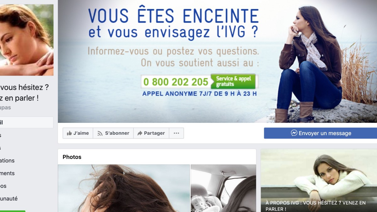 Capture d'écran de la page de IVG net Capture d'écran de la page de IVG net
