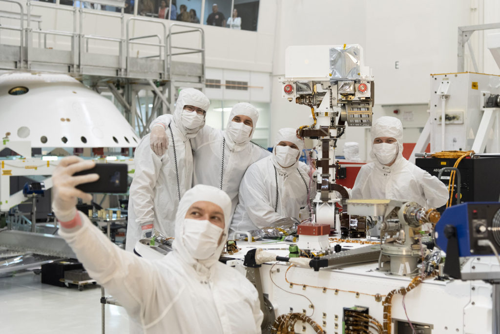 Mars 2020 selfie Mars 2020 selfie