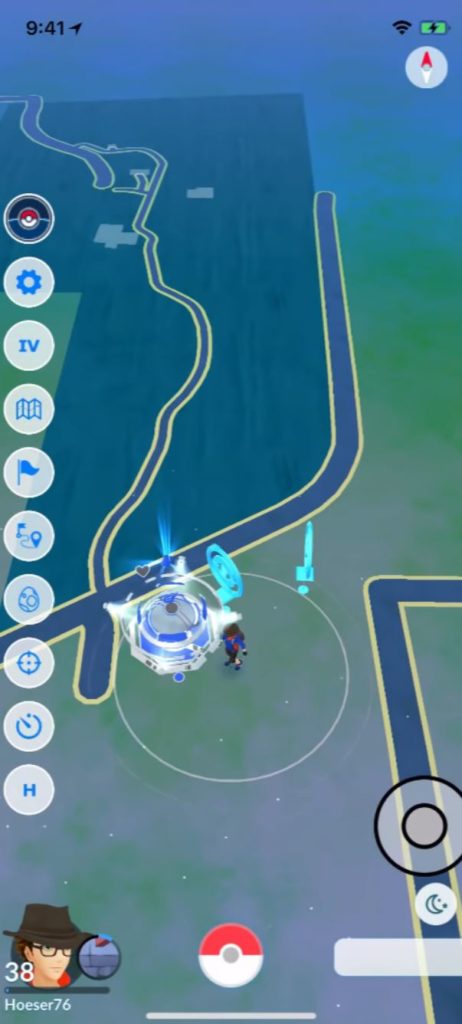 L'interface de Pokémon Go avec la version de Global++ // Source : Youtube/Rob Hoesly L'interface de Pokémon Go avec la version de Global++ // Source : Youtube/Rob Hoesly