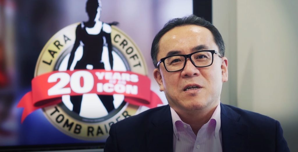 Yosuke Matsuda, président de Square Enix. // Source : Youtube/Tomb Raider Yosuke Matsuda, président de Square Enix. // Source : Youtube/Tomb Raider