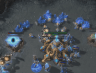 Un match où AlphaStar affronte un joueur professionel. // Source : Blizzard