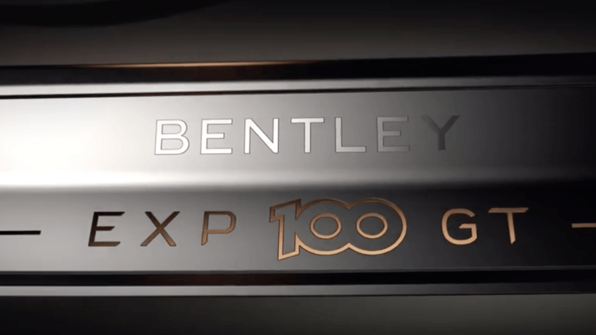 Bentley EXP 100 GT // Source : Bentley Bentley EXP 100 GT // Source : Bentley