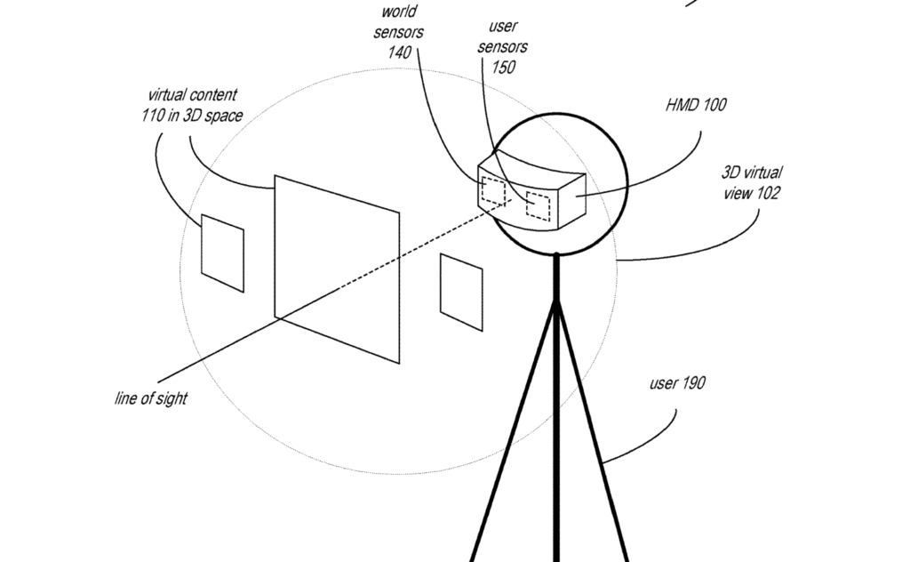 Brevet casque AR Apple // Source : Apple Brevet casque AR Apple // Source : Apple