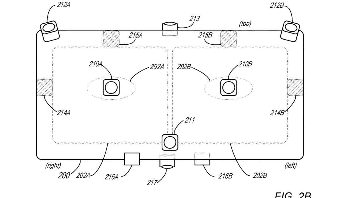 Brevet casque AR Apple // Source : Apple Brevet casque AR Apple // Source : Apple