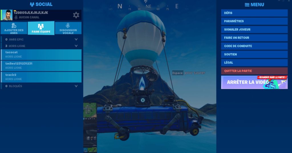 L'option de diffusion PiP dans Fortnite. // Source : Epic Games