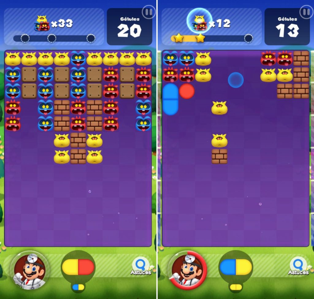 On se lasse pas facilement des parties de Dr. Mario World. // Source : Nintendo On se lasse pas facilement des parties de Dr. Mario World. // Source : Nintendo
