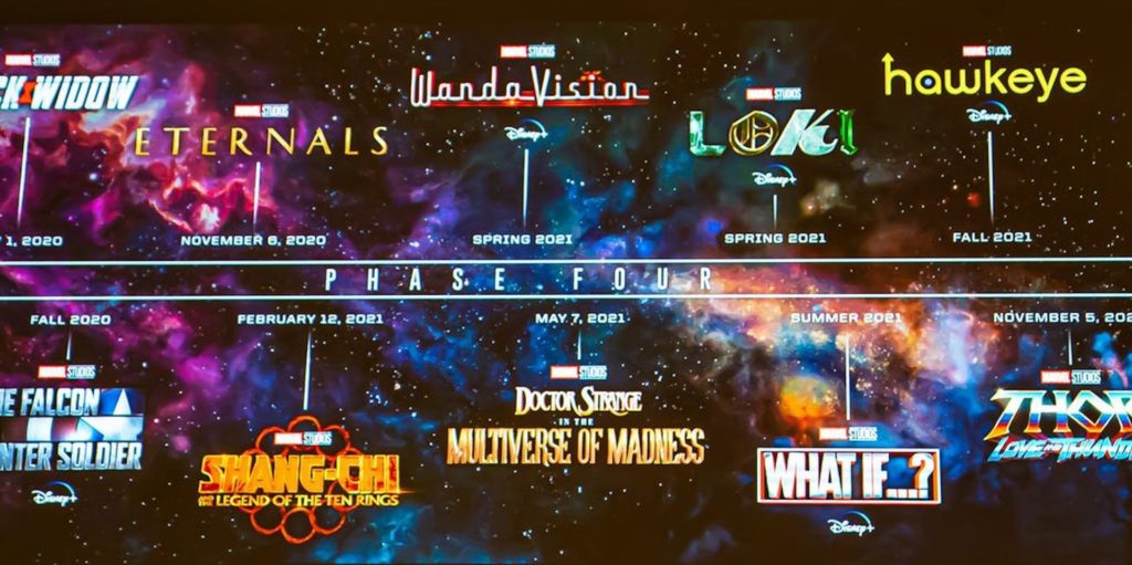 Les nouveaux projets du MCU // Source : Twitter/iamravanan Les nouveaux projets du MCU // Source : Twitter/iamravanan