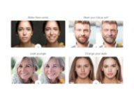 L'effet sur des personnes blanches est en effet réussi. // Source : FaceApp
