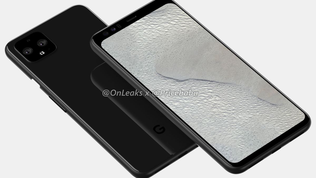 Rendu Google Pixel 4 XL // Source : OnLeaks (via Pricebaba) Rendu Google Pixel 4 XL // Source : OnLeaks (via Pricebaba)
