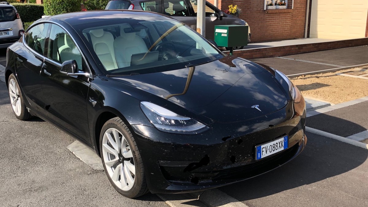 Tesla Model 3 // Source : Numerama Tesla Model 3 // Source : Numerama