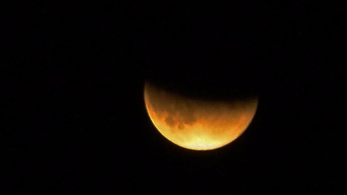 L'éclipse partielle de Lune du 16 juillet 2019, vue du Royaume-Uni. // Source : Flickr/CC/Amanda Slater (photo recadrée) L'éclipse partielle de Lune du 16 juillet 2019, vue du Royaume-Uni. // Source : Flickr/CC/Amanda Slater (photo recadrée)