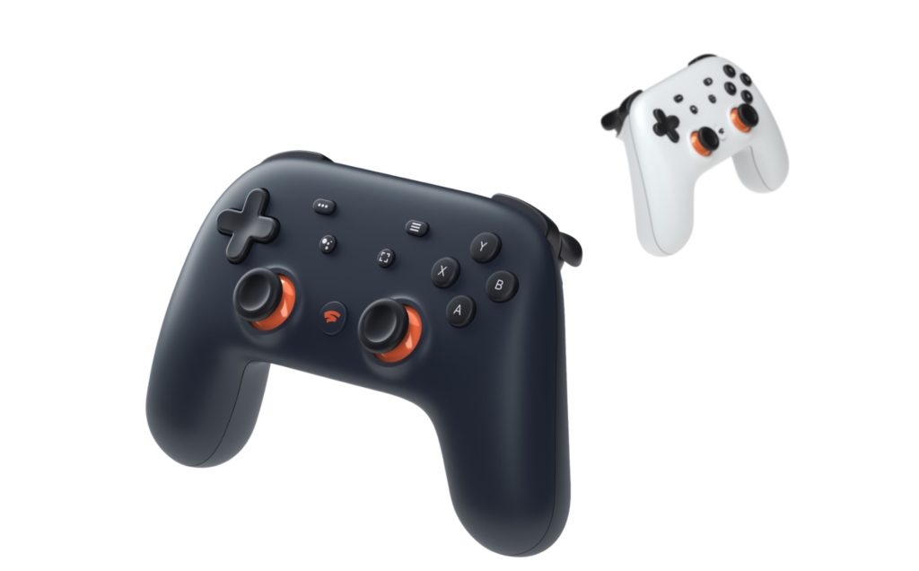 Les manettes Google Stadia. // Source : Google Les manettes Google Stadia. // Source : Google