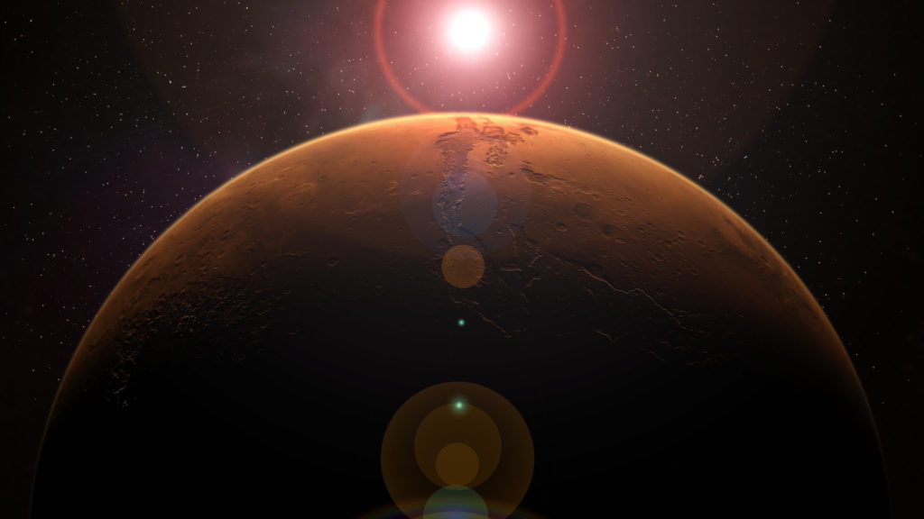 Mars. // Source : Flickr/CC/Kevin Gill (photo recadrée) Mars. // Source : Flickr/CC/Kevin Gill (photo recadrée)