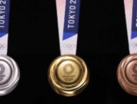 Le design des trois médailles. // Source : The Tokyo Organising Committee