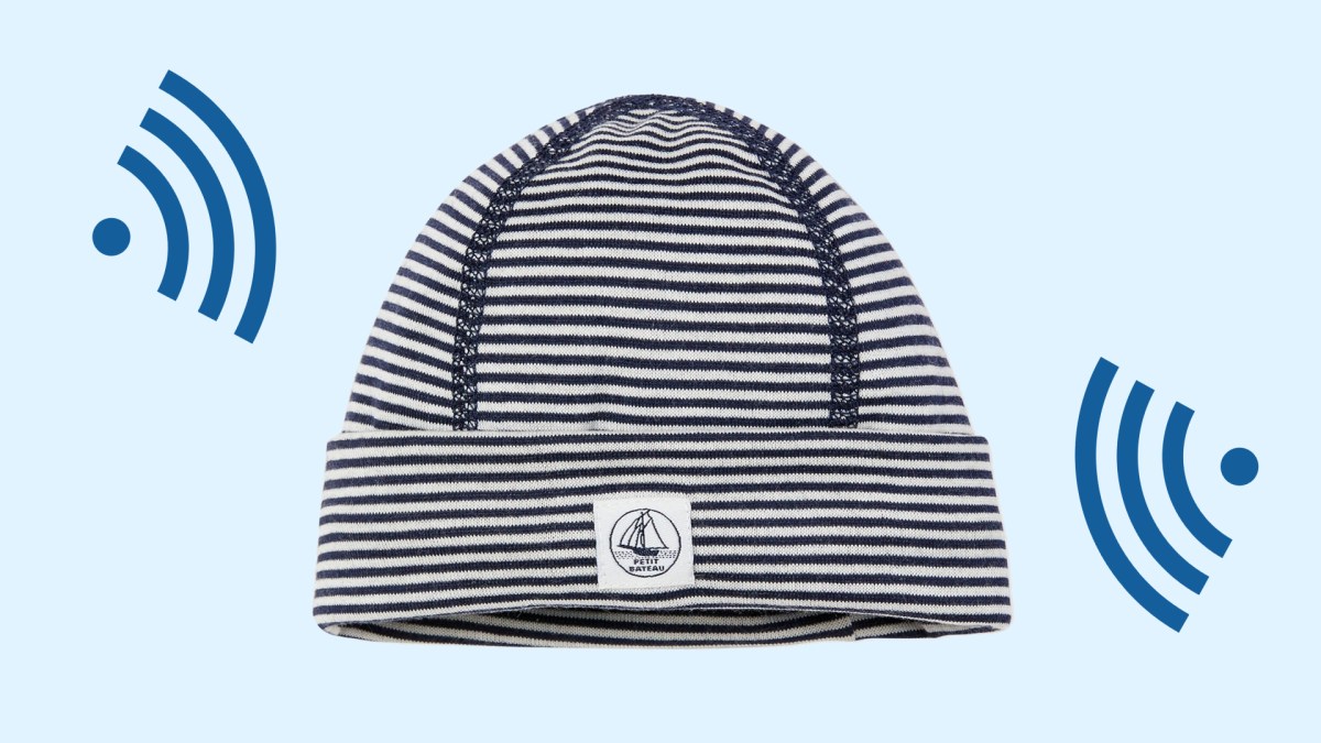 Le bonnet anti-ondes de Petit Bateau. // Source : Petit Bateau, Max Pixel, montage Numerama Le bonnet anti-ondes de Petit Bateau. // Source : Petit Bateau, Max Pixel, montage Numerama