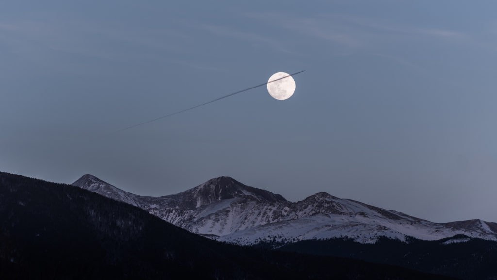 La pleine lune. // Source : Pxhere (photo recadrée) La pleine lune. // Source : Pxhere (photo recadrée)