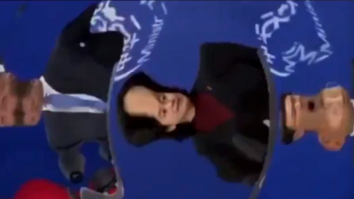 Extrait de la vidéo. // Source : Capture d'écran Twitter Extrait de la vidéo. // Source : Capture d'écran Twitter