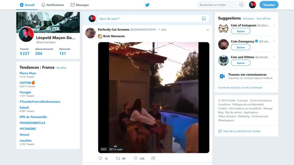 L'extension permet de retrouver l'ancienne version de Twitter. // Source : Twitter L'extension permet de retrouver l'ancienne version de Twitter. // Source : Twitter