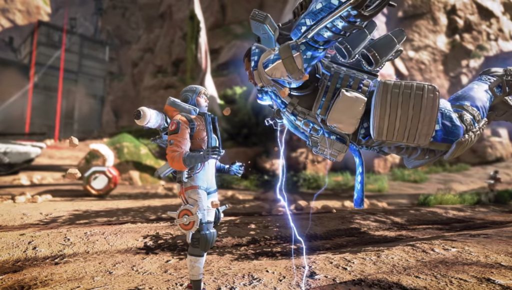 Wattson dans Apex Legends // Source : YouTube/Apex Legends Wattson dans Apex Legends // Source : YouTube/Apex Legends