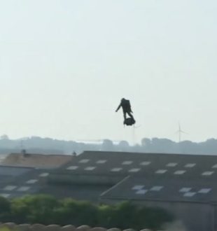 Le décollage de Zapata // Source : Capture d'écran France Info