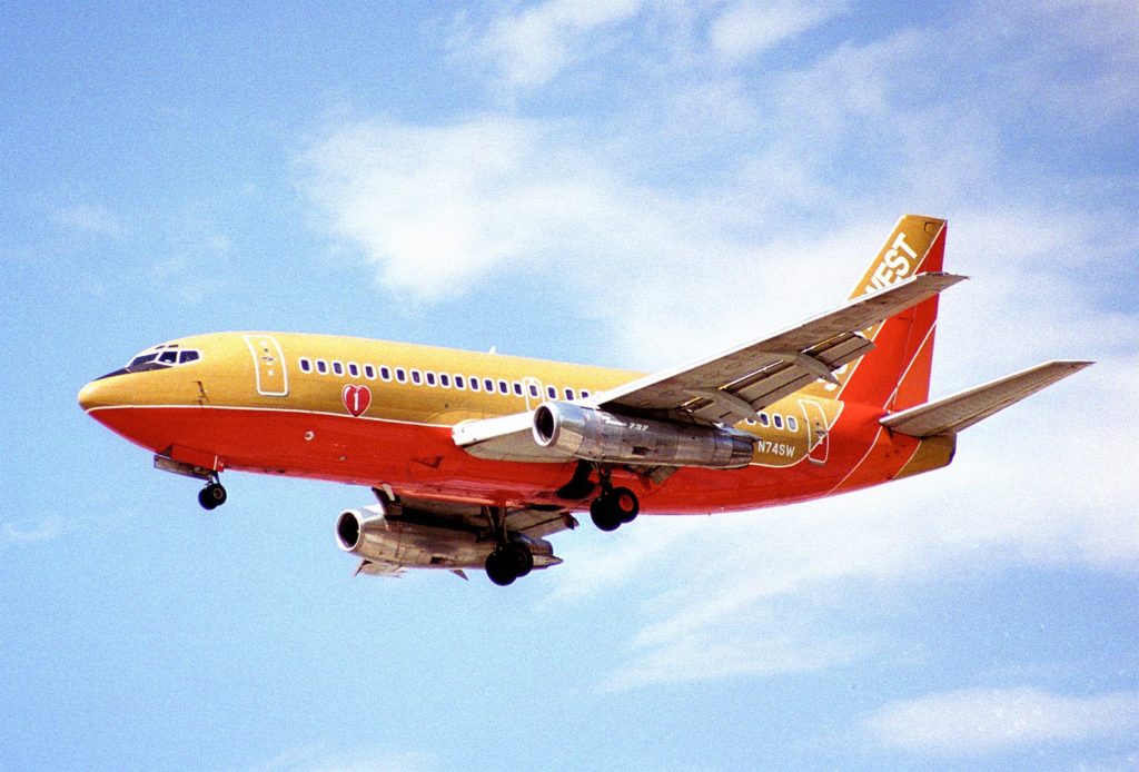 Un Boeing 737-200 de Southwest Airlines, la compagnie aérienne qui en fut la principale utilisatrice. // Source : Aero Icarus Un Boeing 737-200 de Southwest Airlines, la compagnie aérienne qui en fut la principale utilisatrice. // Source : Aero Icarus