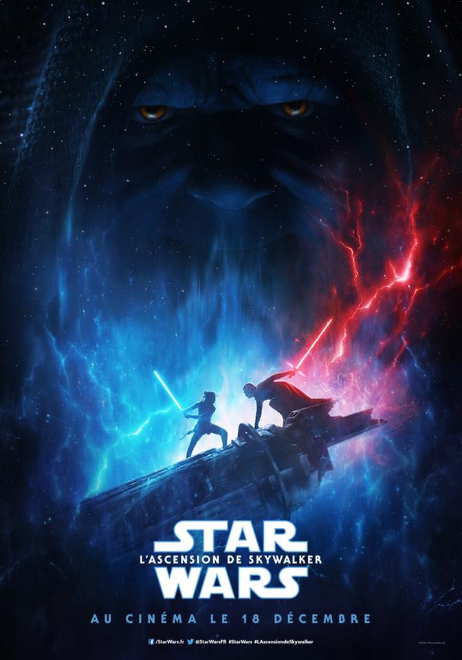 Affiche Star Wars : L'Ascension de Skywalker // Source : Disney Affiche Star Wars : L'Ascension de Skywalker // Source : Disney