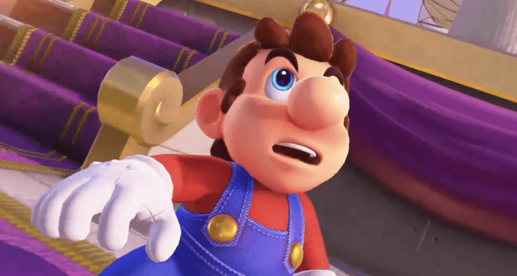 Mario sans moustache // Source : YouTube ProsafiaGaming Mario sans moustache // Source : YouTube ProsafiaGaming