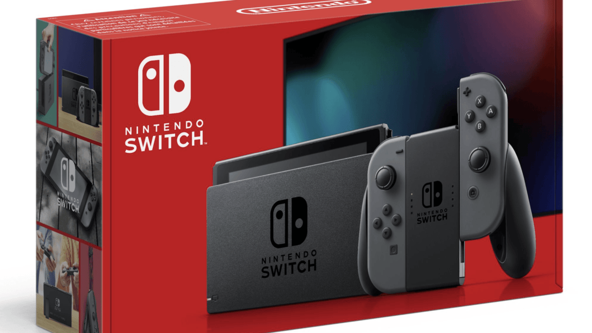 Boîte de la Switch (deuxième version) // Source : Nintendo Boîte de la Switch (deuxième version) // Source : Nintendo