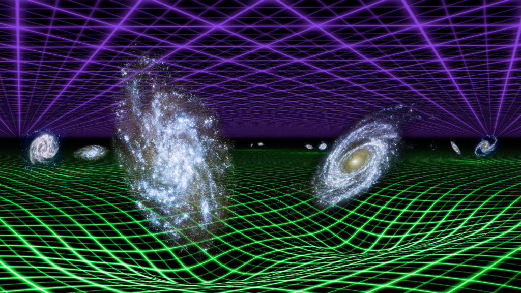 L'énergie noire serait responsable de l'accélération de l'expansion de l'univers. // Source : NASA/JPL-Caltech (photo recadrée) L'énergie noire serait responsable de l'accélération de l'expansion de l'univers. // Source : NASA/JPL-Caltech (photo recadrée)