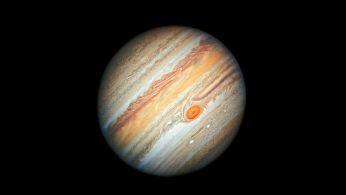 Jupiter photographiée par Hubble. // Source : NASA, ESA, A. Simon (Goddard Space Flight Center) and M.H. Wong (University of California, Berkeley) Jupiter photographiée par Hubble. // Source : NASA, ESA, A. Simon (Goddard Space Flight Center) and M.H. Wong (University of California, Berkeley)