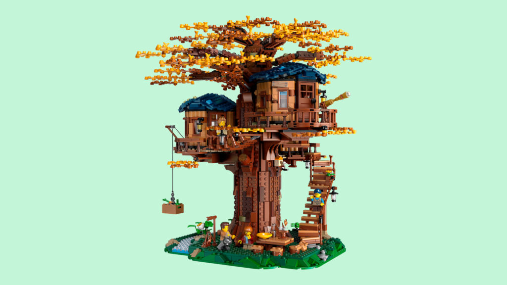 Le set Treehouse. // Source : Lego (photo recadrée), montage Numerama Le set Treehouse. // Source : Lego (photo recadrée), montage Numerama