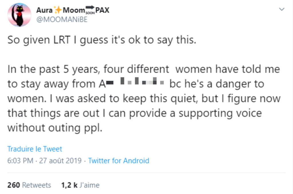 Capture d'écran Twitter Capture d'écran Twitter