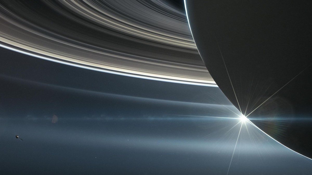 Une représentation de Saturne. // Source : NASA/JPL-Caltech (photo recadrée) Une représentation de Saturne. // Source : NASA/JPL-Caltech (photo recadrée)