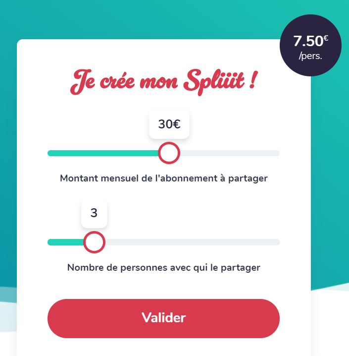 Capture d'écran Spliiit Capture d'écran Spliiit