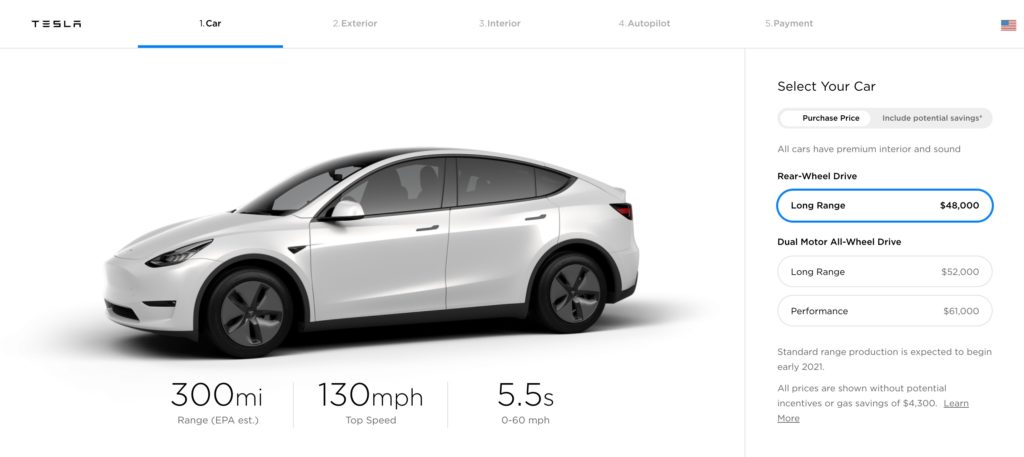 Nouveaux prix du Tesla Model Y // Source : Electrek Nouveaux prix du Tesla Model Y // Source : Electrek