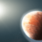 L'exoplanète WASP-121b. // Source : NASA, ESA, and J. Olmsted (STScI)